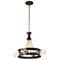 Nuvo Marsden 4-Light Chandelier Matte Black and Natural Brass 60/7864 - alternate 2